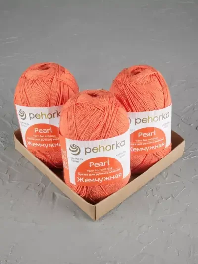 Пряжа Пехорка «Жемчужная» - (30 -  Св.терракот)
