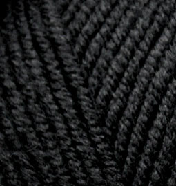 Пряжа LANAGOLD PLUS Alize - (60 - Черный)