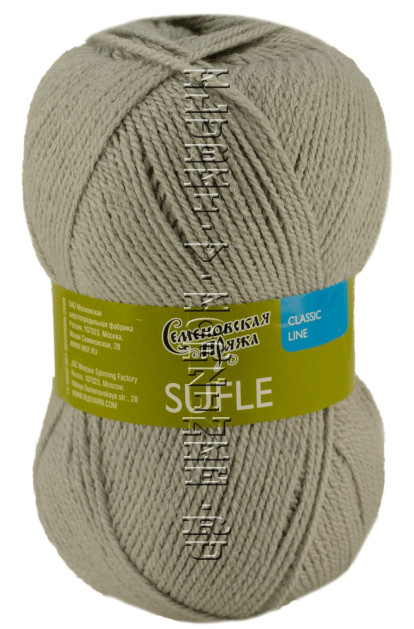 Пряжа Семеновская «Суфле» - (1130 - Ангора)