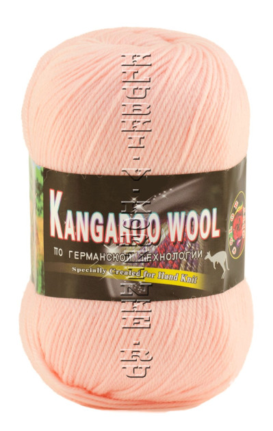 Пряжа «Kangaroo Wool» Color City - (271 - Св.персик)