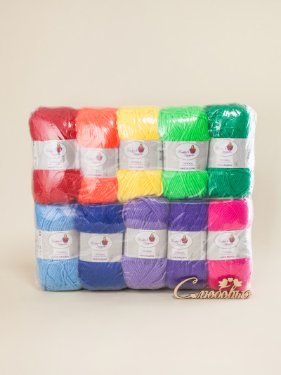 Пряжа «Милашка» набор «Радуга настроения»