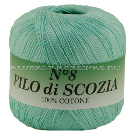 Пряжа Filo di Scozia №8 - (51 - Мята)