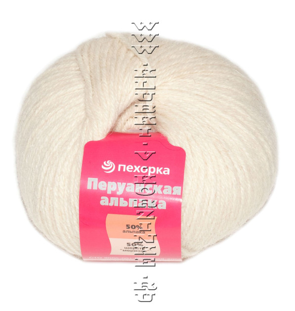 Пряжа Пехорка "Перуанская альпака" - (166 - Суровый)