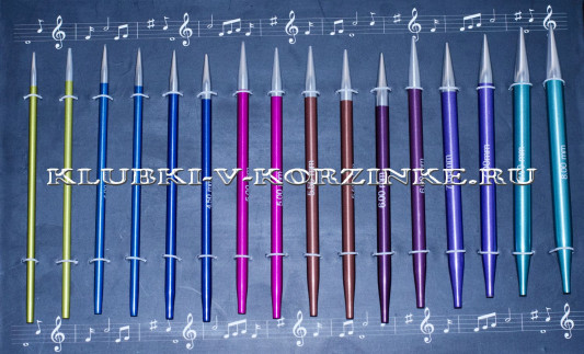 Набор круговых спиц Zing KnitPro Melodies of Life (арт. 47411)