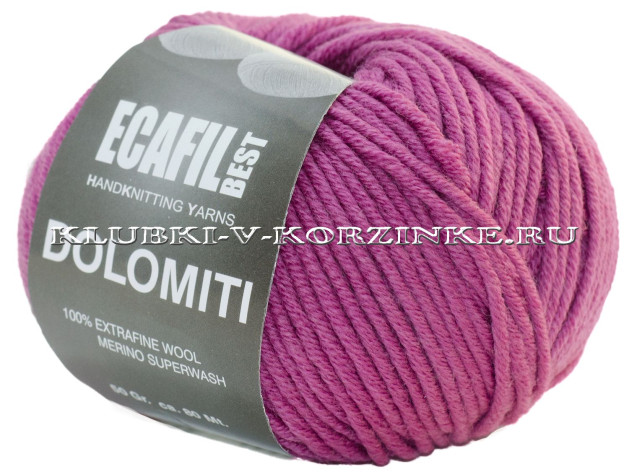 Пряжа Dolomiti Ecafil - (367 - Фуксия)