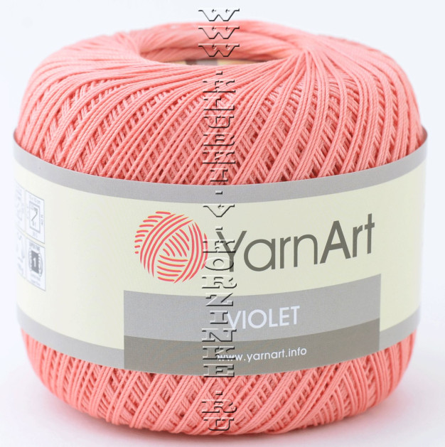 Пряжа YarnArt Violet - (0329 - Персиковый)