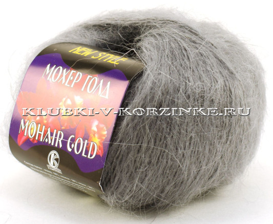 Пряжа Камтекс «Мохер Голд» - (169 - Серый)