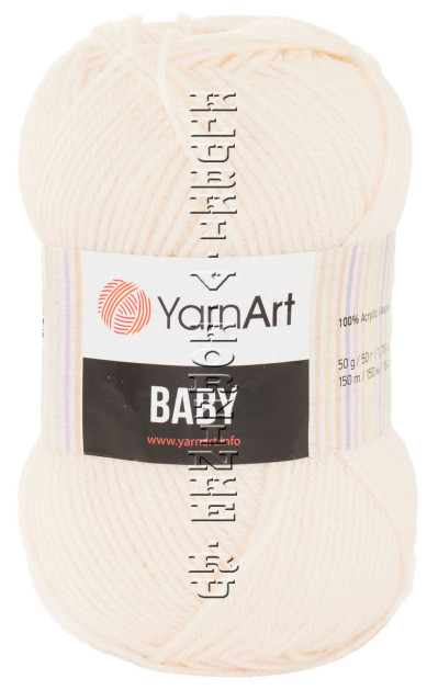 Пряжа YarnArt Baby - (854 - Экрю)