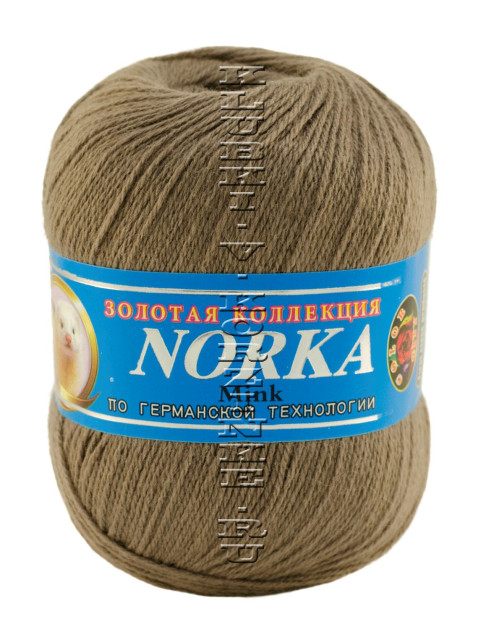 Пряжа «Норка (Mink)» Color City - (219 - Серо-бежевый)