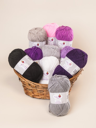 Пряжа «Милашка» набор «Французская палитра»