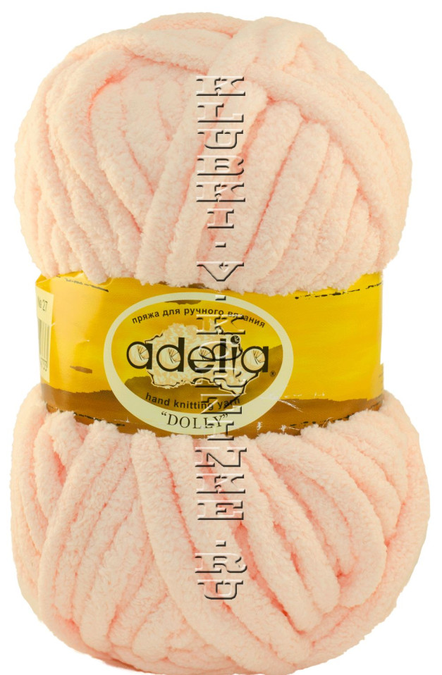 Пряжа ADELIA &quot;DOLLY&quot; - (27 - Светло-персиковый)