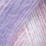 Пряжа YarnArt "ANGORA DE LUXE COLOR" - (14 - Сиреневый-розовый-белый)
