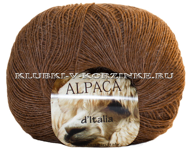 Пряжа Alpaca d'Italia Seam - (308 - Какао)