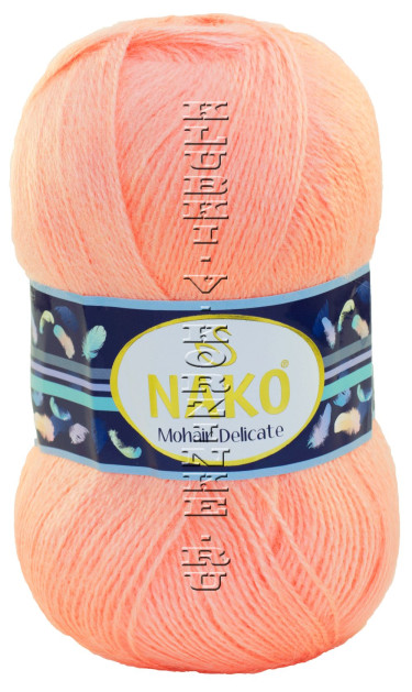 Пряжа Mohair Delicate Nako - (6115 - Персик)