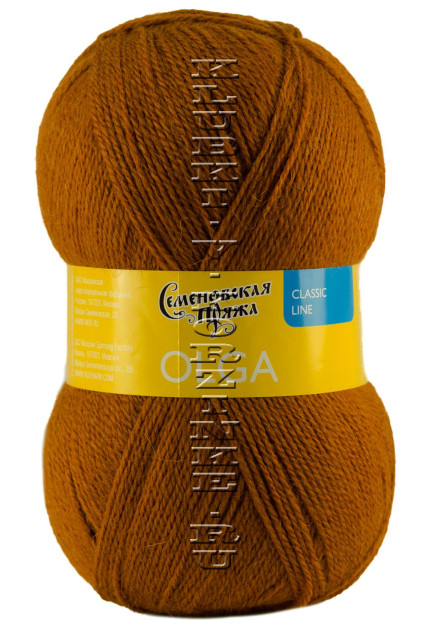 Пряжа Семеновская «Ольга» - (221 - Св.золотой)