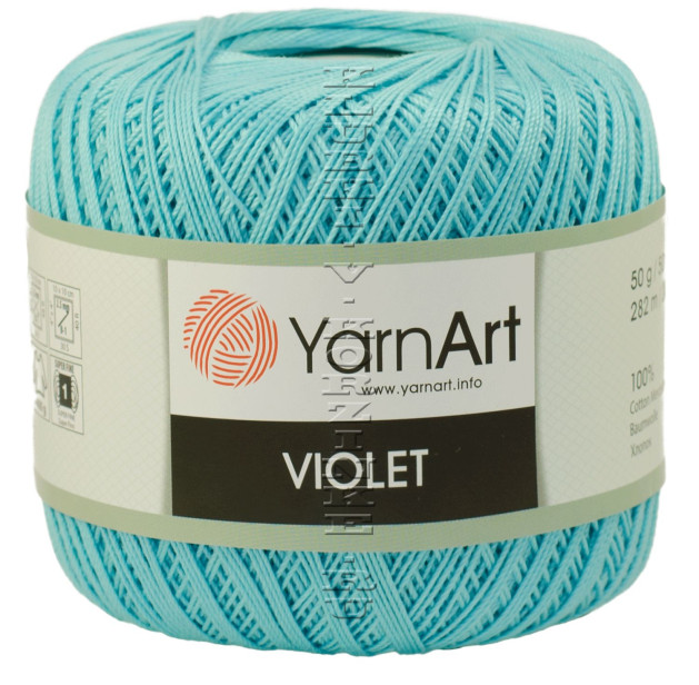 Пряжа YarnArt Violet - (5353 - Светло-бирюза)