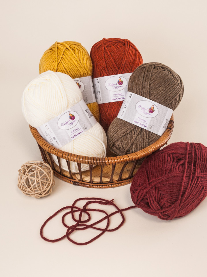 Пряжа «Милашка» набор «Пряная осень»