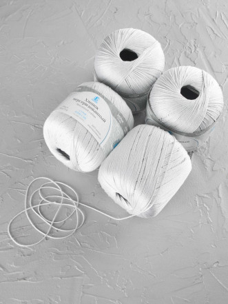 Пряжа Камтекс «Хлопок Мерсеризованный» - (106 - Жемчужный)