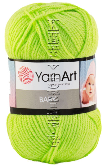 Пряжа YarnArt Baby - (13854 - Салатовый)