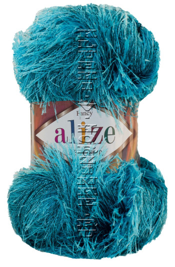 Пряжа Decofur Alize - (1375 - Бирюзовый)