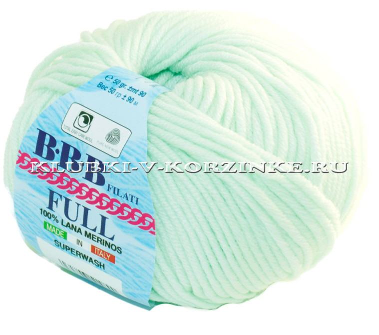 Пряжа Full BBB - (489 - Мятный)