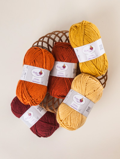 Пряжа «Милашка» набор «Золотой листопад»