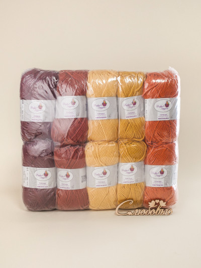 Пряжа «Милашка» набор «Золотой листопад»