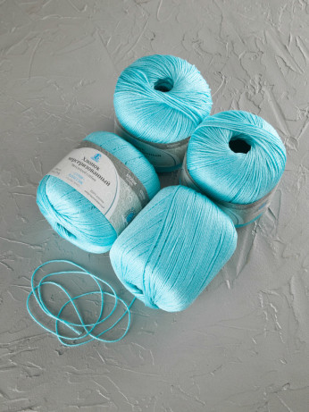 Пряжа Камтекс «Хлопок Мерсеризованный» - (024 - Бирюза)