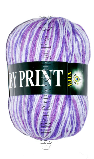 Пряжа VITA "BABY PRINT" - (4875 - Сиреневый меланж)