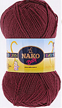Пряжа NAKO "BAMBINO" - (9021 - Винный)