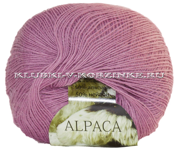 Пряжа Alpaca d'Italia Seam - (10 - Сирень)