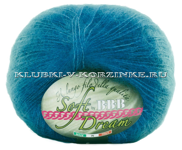 Пряжа Soft Dream BBB - (7441- Изумрудный)
