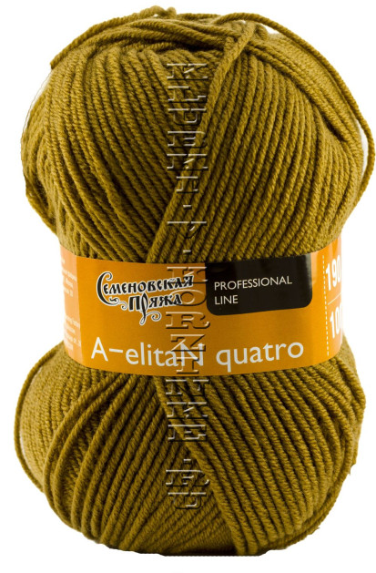 Пряжа Семеновская «АэлитаН кватро» - (16 - Бежевый)