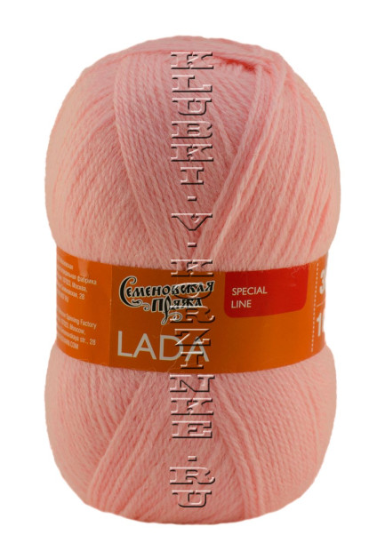 Пряжа Семеновская «Лада» - (20 - Розовый)
