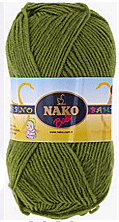 Пряжа NAKO "BAMBINO" - (9022 - Оливковый)