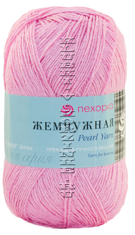 Пряжа Пехорка «Жемчужная» - (20 - Розовый)