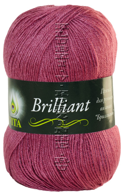 Пряжа VITA «BRILLIANT» - (5114 - Розовый виноград)