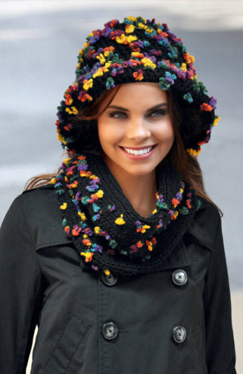 Пряжа Flower Alize - (5084 - Черный)