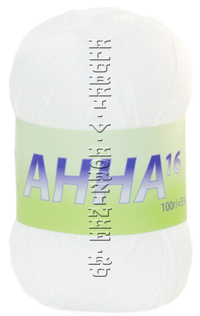 Пряжа Анна 16 Seam - (372 - Белый)