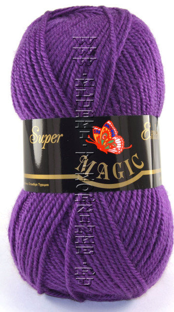 Пряжа MAGIC &quot;Super Excellence&quot; - (4133 - Фиолетовый)