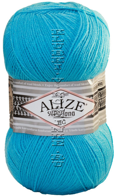 Пряжа Superlana Tig Alize - (467 - Бирюзовый)