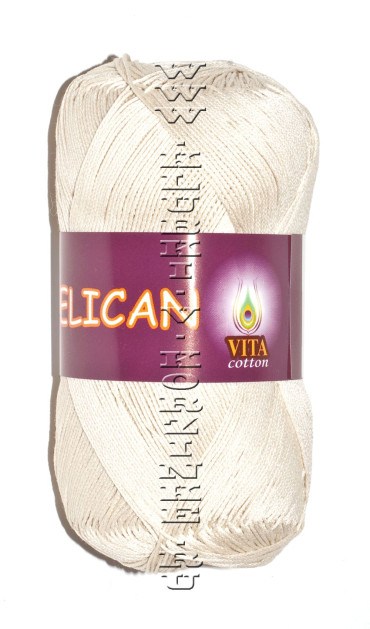 Пряжа VITA cotton "PELICAN" - (3953 - Молочный)