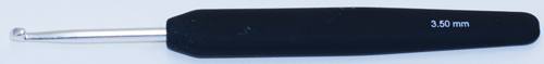 Крючок вязальный KnitPro Basix Aluminum, №3,5 (арт.30814)