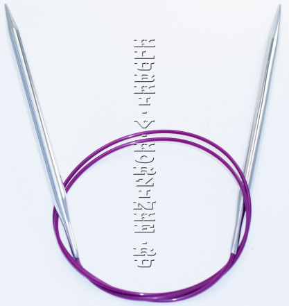 Спицы KnitPro Nova Metal круговые №6; 80 см (арт.11341)