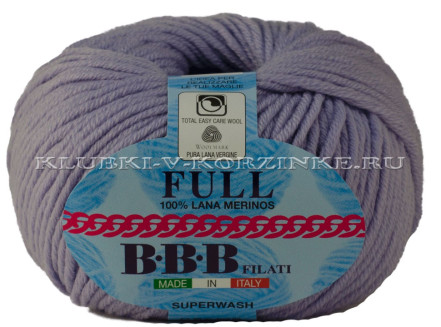 Пряжа Full BBB - (8268 - Сиреневый)