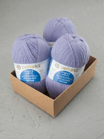 Пряжа Пехорка «Ангорская теплая» - (25 - Кристалл)