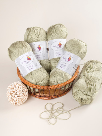 Пряжа &quot;Флоу&quot; (05 - Фисташковый мусс)