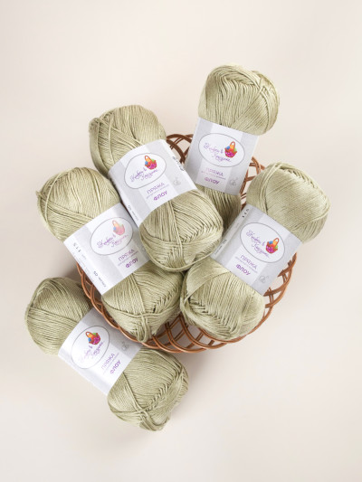 Пряжа &quot;Флоу&quot; (05 - Фисташковый мусс)