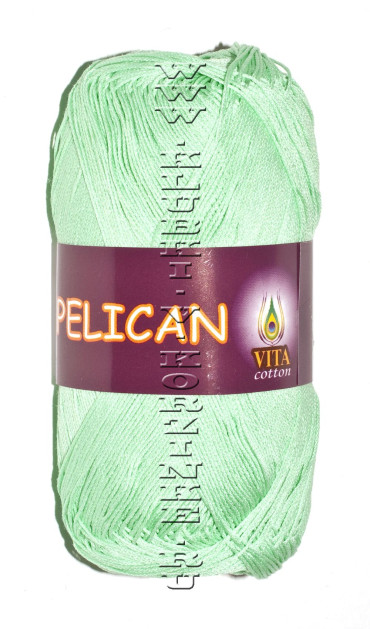 Пряжа VITA cotton "PELICAN" - (3964 - Светло-салатовый)