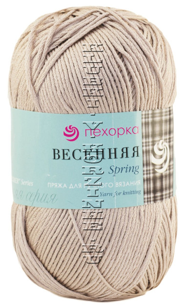 Пряжа Пехорка "Весенняя" - (124 - Песочный)